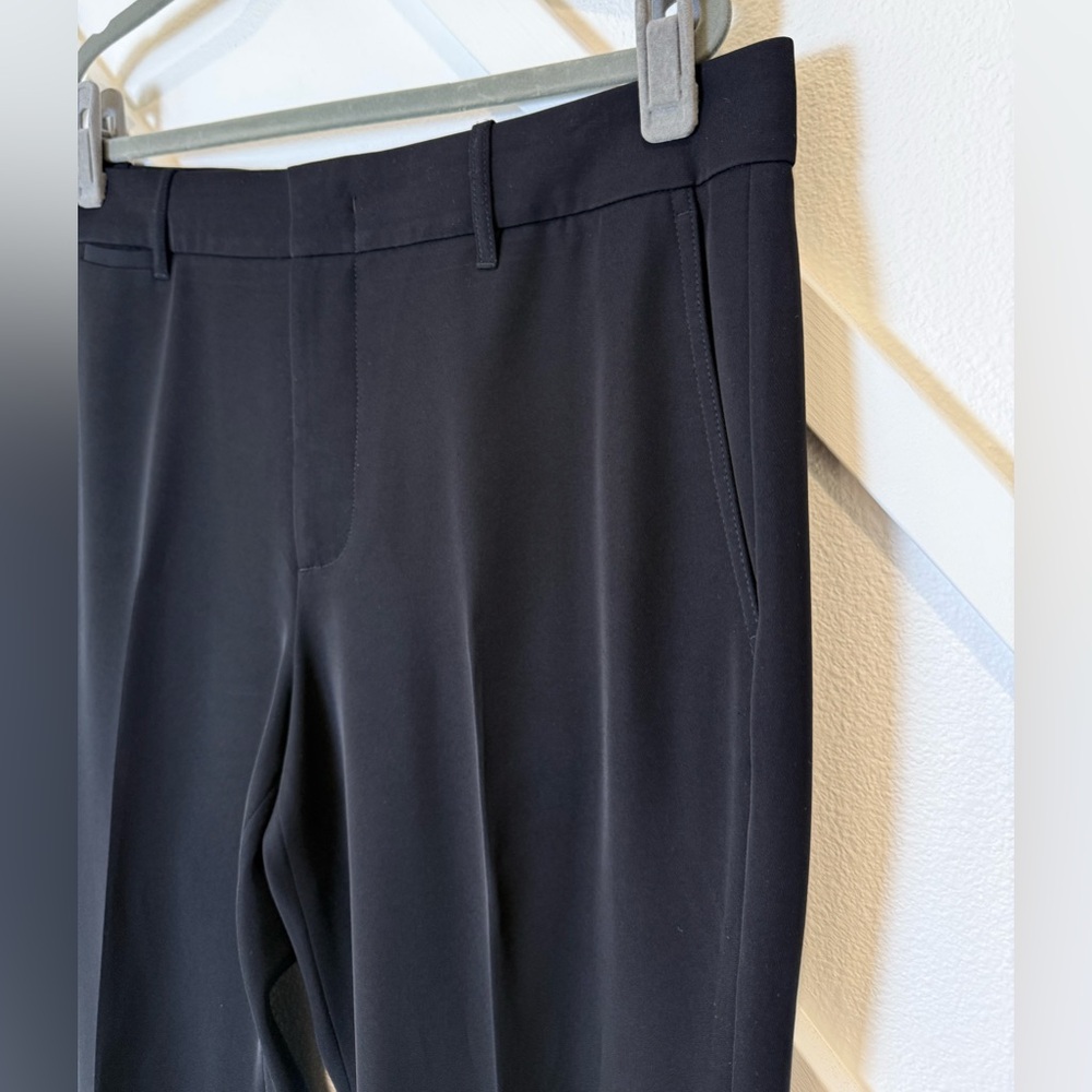 Vince Black Tapered Trousers In Japanese Crepe Size 16 - Picture 4 of 14